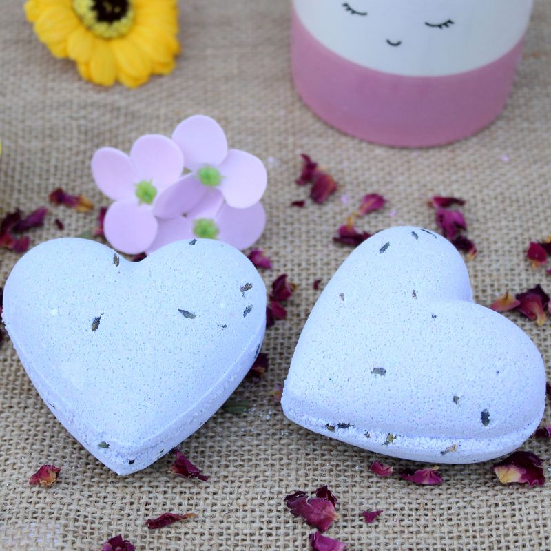 Cœur de Bain Effervescent 70g - French Lavender