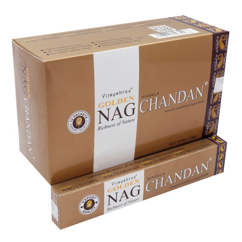 15g Golden Nag - Chandan Encens