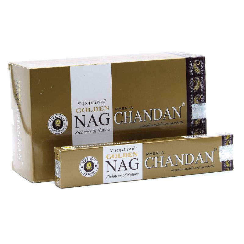 15g Golden Nag - Chandan Encens