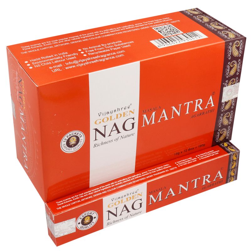15g Golden Nag - Mantra Encens