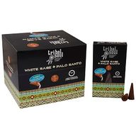 Cones pour Fontaines à Encens Âme Tribale - Sauge Blanche + Palo Santo