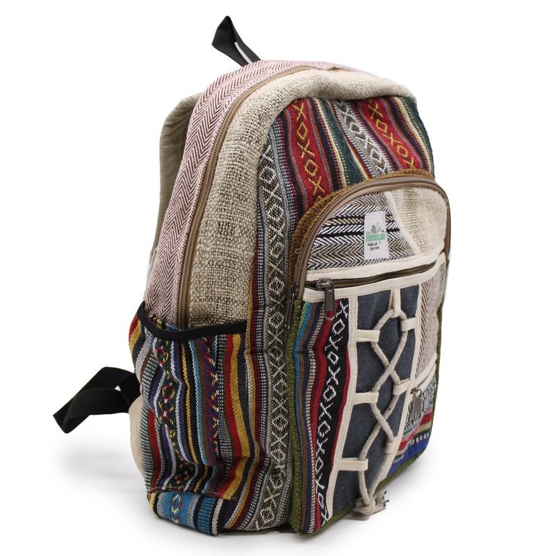Grand  Sac à Dos - Corde & Poches