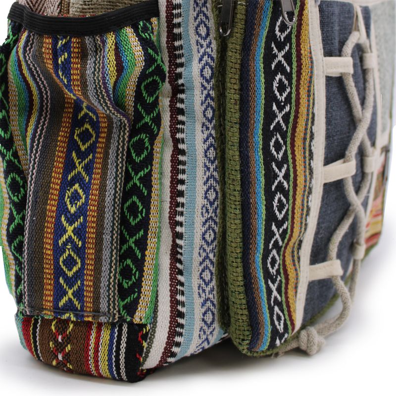 Grand  Sac à Dos - Corde & Poches