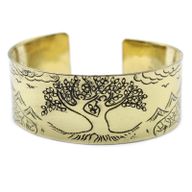 Bracelet Tibétain en Laiton - Arbre de Vie