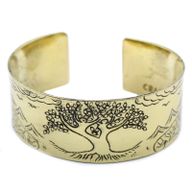 Bracelet Tibétain en Laiton - Arbre de Vie