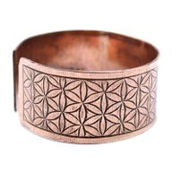 Bracelet Tibétain en cuivre - Fleur de vie