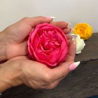 Fleurs de Savon pour Bouquet - Pivoine Large - Rouge