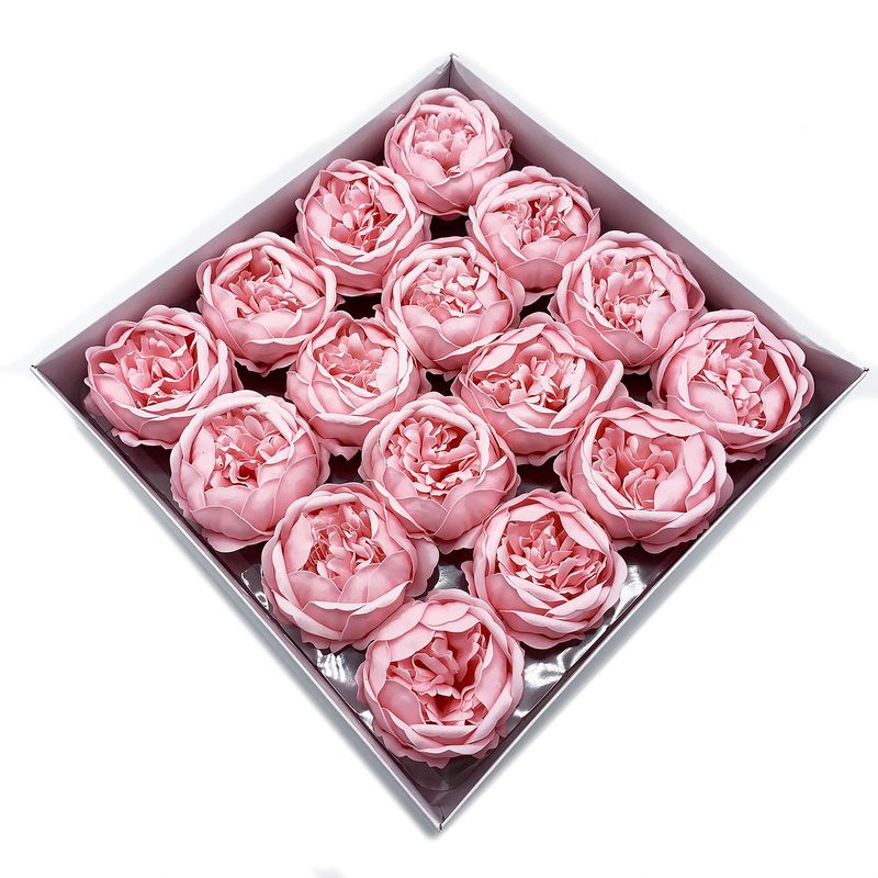 Fleurs de Savon pour Bouquet - Pivoine Large - Rose