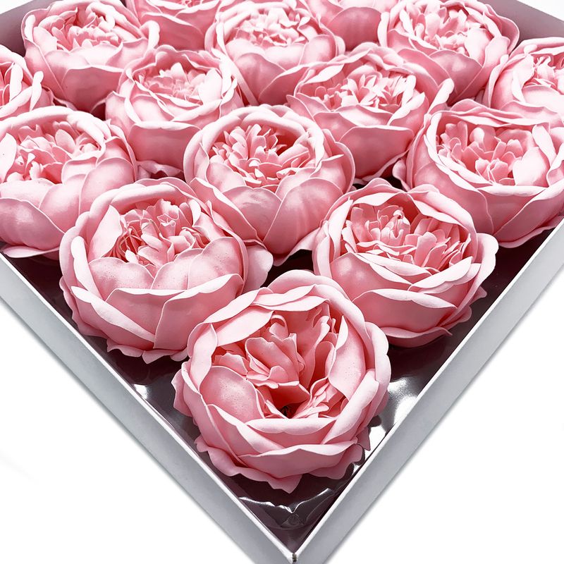 Fleurs de Savon pour Bouquet - Pivoine Large - Rose