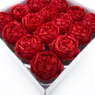 Fleurs de Savon pour Bouquet - Pivoine Large - Rouge