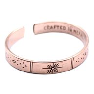 Bracelet Inspiration - Soleil, Galaxie, Étoiles, Terre, Cuivre