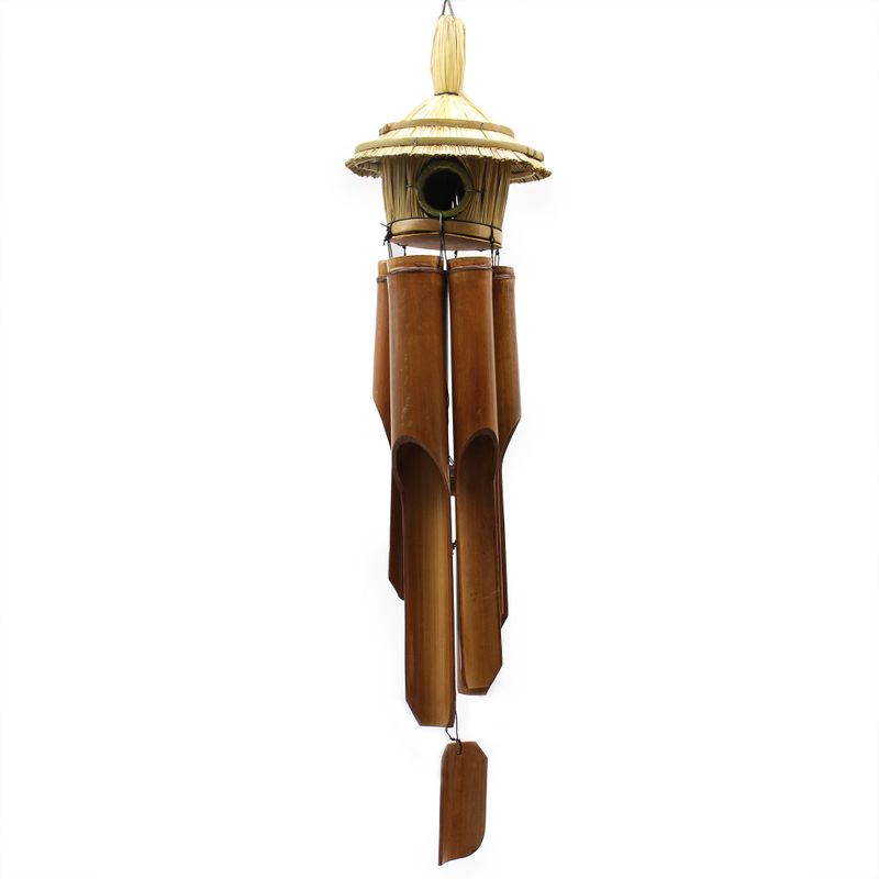 Mangeoire pour oiseaux - Large & Rond avec carillons 56x20cm