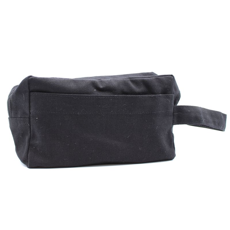 Trousse de Toilette Cotton Noir 10 oz - Classic Square