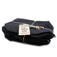 Trousse de Toilette Cotton Noir 10 oz - Moon Bag