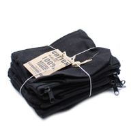 Trousse de Toilette Cotton Noir 10 oz - Mini Pouch