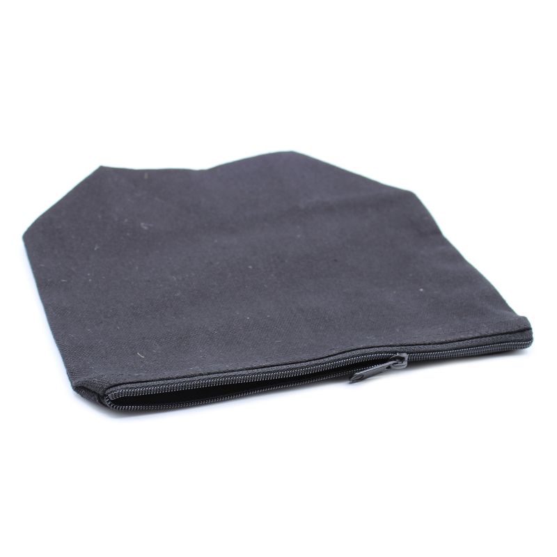 Trousse de Toilette Cotton Noir 10 oz - Medium Pouch