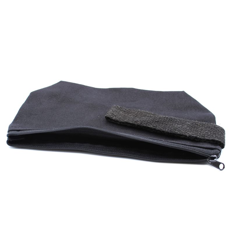 Trousse de Toilette Cotton Noir 10 oz - Hand Holder