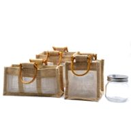 Paniers en Jute et Coton - 1 Fenêtre - Naturel