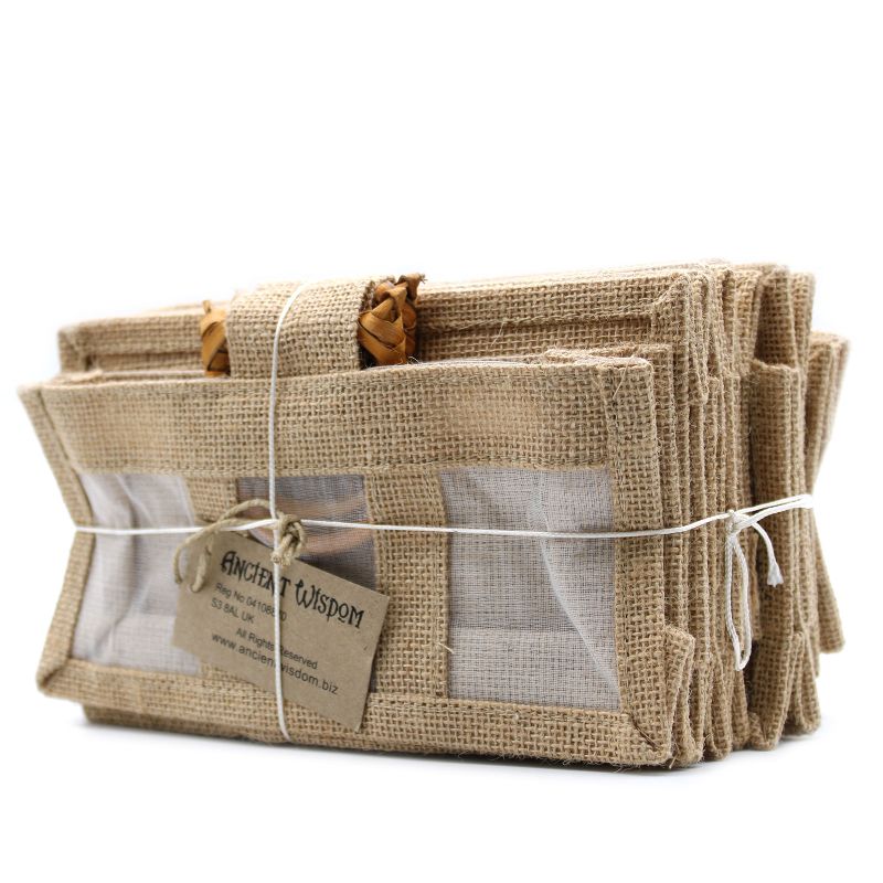 Paniers en Jute et Coton - 3 Fenêtres - Naturel
