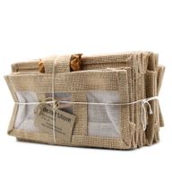 Paniers en Jute et Coton - 3 Fenêtres - Naturel
