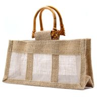 Paniers en Jute et Coton - 3 Fenêtres - Naturel