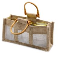 Paniers en Jute et Coton - 3 Fenêtres - Naturel