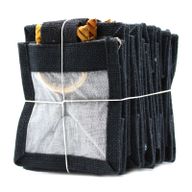 Paniers en Jute et Coton - 1 Fenêtre - Noir