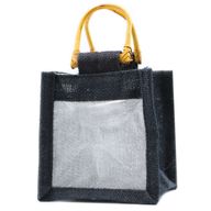 Paniers en Jute et Coton - 1 Fenêtre - Noir