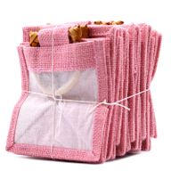 Paniers en Jute et Coton - 1 Fenêtre - Rose