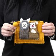 Pochette avec marionnettes à doigt - Ours et Moutons