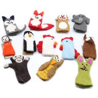 Marionnette à doigt en feutre - Assortiment