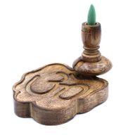 Petit Brûleur à reflux en bois de manguier - Ohm