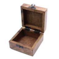 Boîte en Bois Délavée Blanc - 4x4 Design Aztec