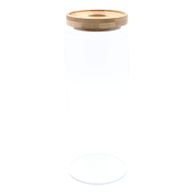 Bocal en Verre Couvercle Bambou - 20cm