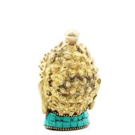 Figurine de Bouddha en Laiton - Tête Med - 8 cm