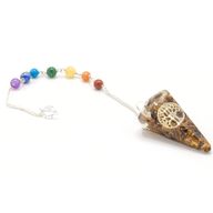 Pendule Orgonite de Puissance Chakra - Arbre de Vie