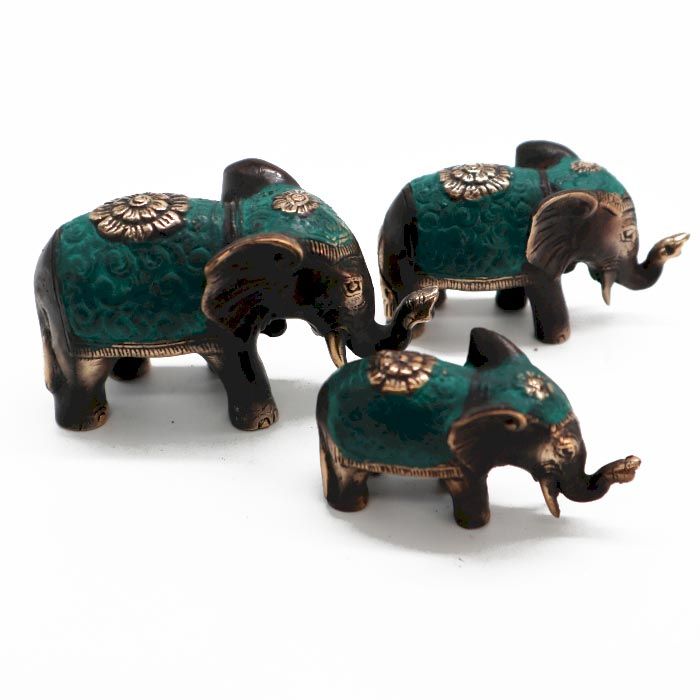 Set de 3 - Elephants Heureux (asst sizes)