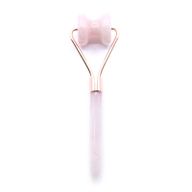 Rouleau de massage mâchoire en pierres précieuses - Quartz rose