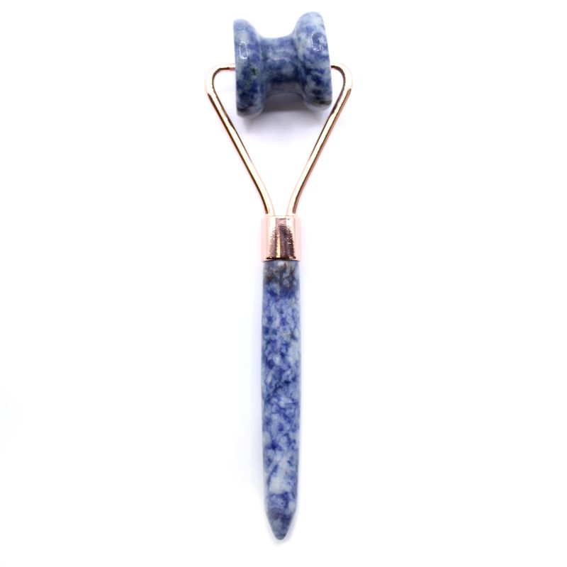 Rouleau de massage mâchoire en pierres précieuses - Sodalite