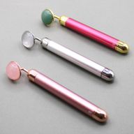 Tampon vibrant en pierres précieuses - Quartz rose