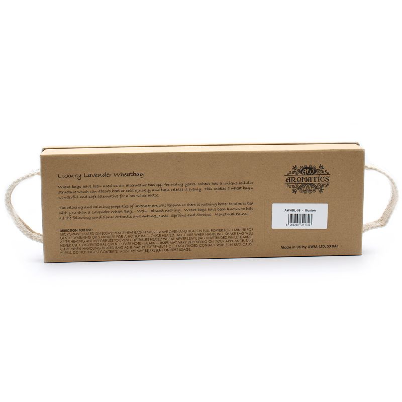 Sac de blé de luxe lavande dans une boîte cadeau - Illusion