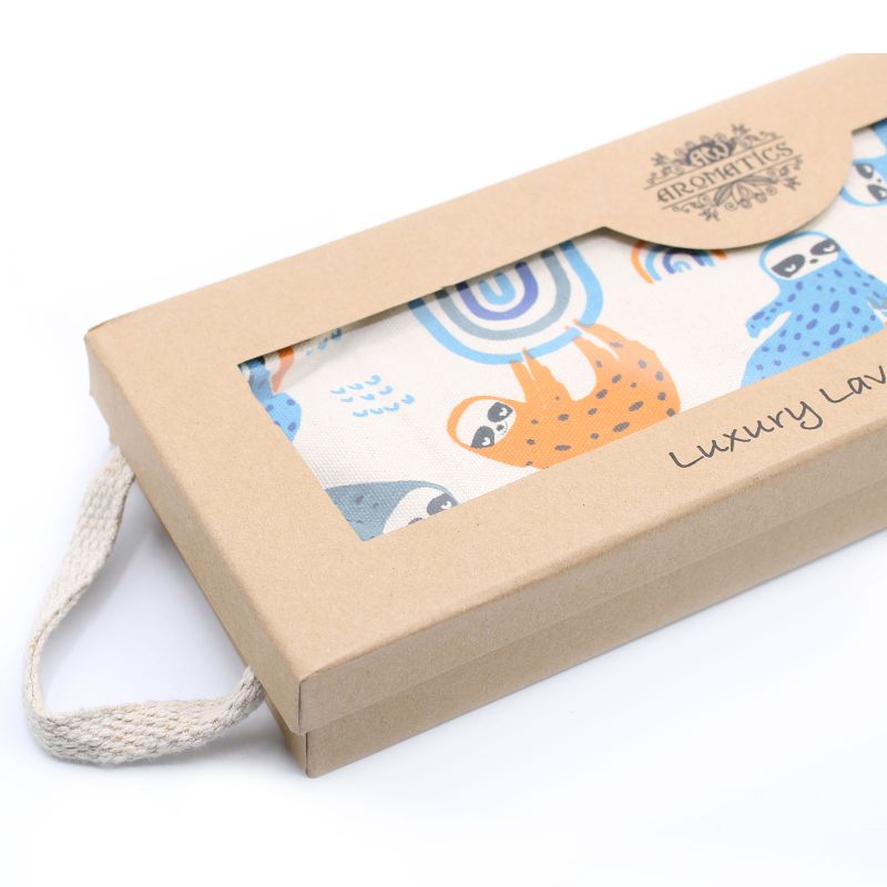 Sac de blé de luxe à la lavande dans une boîte cadeau - Paresseux