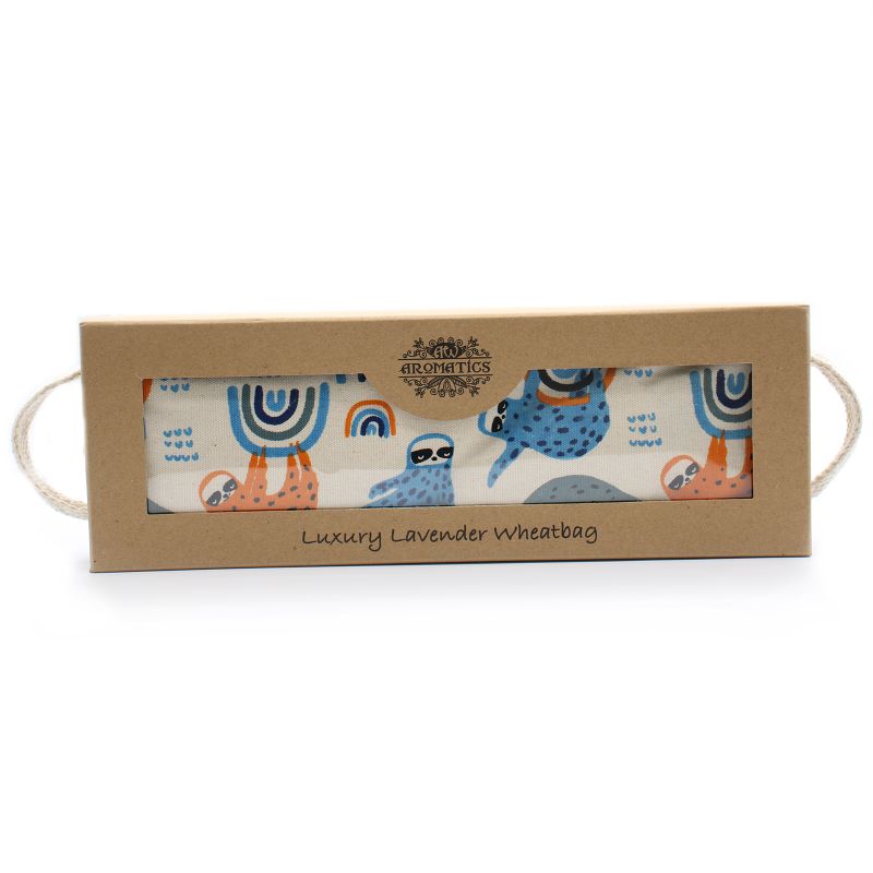 Sac de blé de luxe à la lavande dans une boîte cadeau - Paresseux