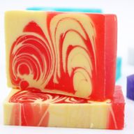 Pain de Savon Artisanal 1.2kg - Fraise