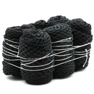 Sac filet pur coton - Noir