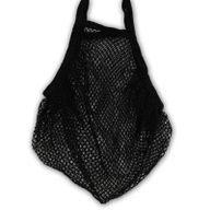 Sac filet pur coton - Noir