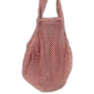 Sac filet pur coton - Rose