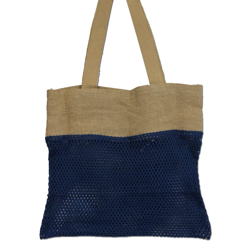 Sac filet pur jute doux et filet en coton - Jean's