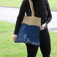 Sac filet pur jute doux et filet en coton - Jean's