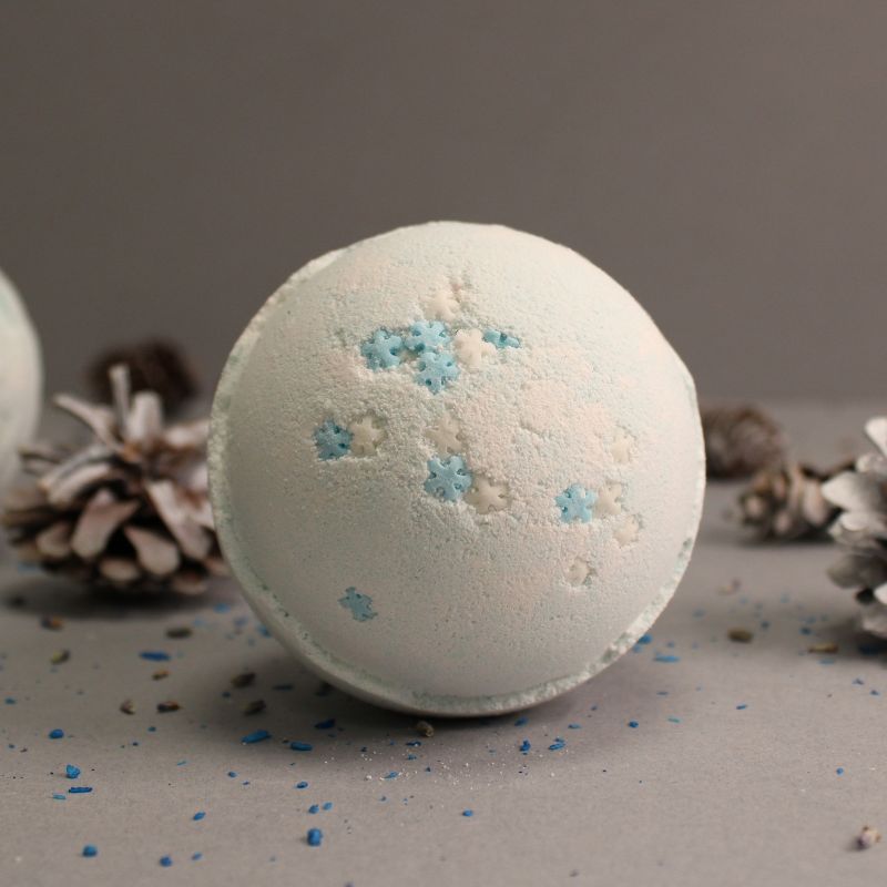 Bombe de bain flocon de neige - Myrtilles